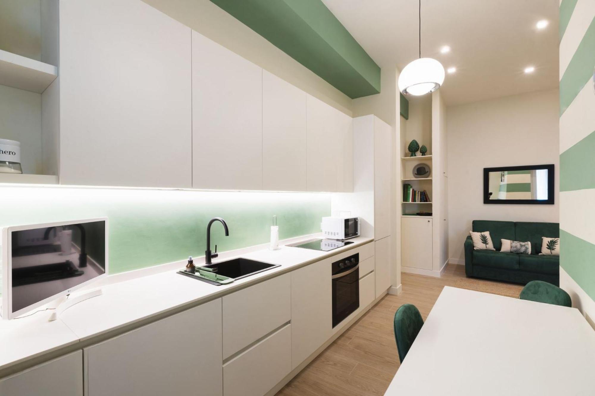 Cozy Olive Green Flat Флоренция Экстерьер фото