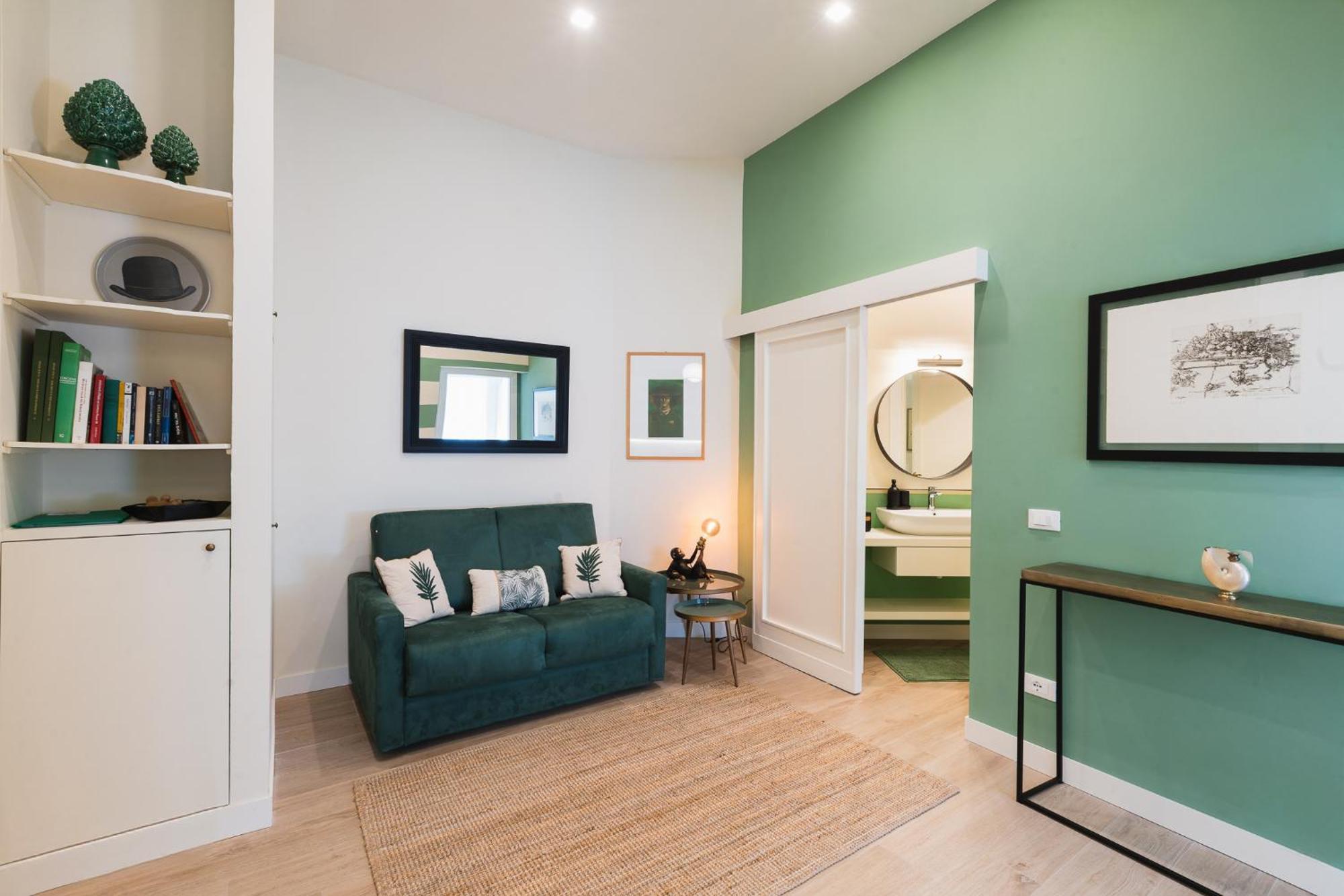 Cozy Olive Green Flat Флоренция Экстерьер фото