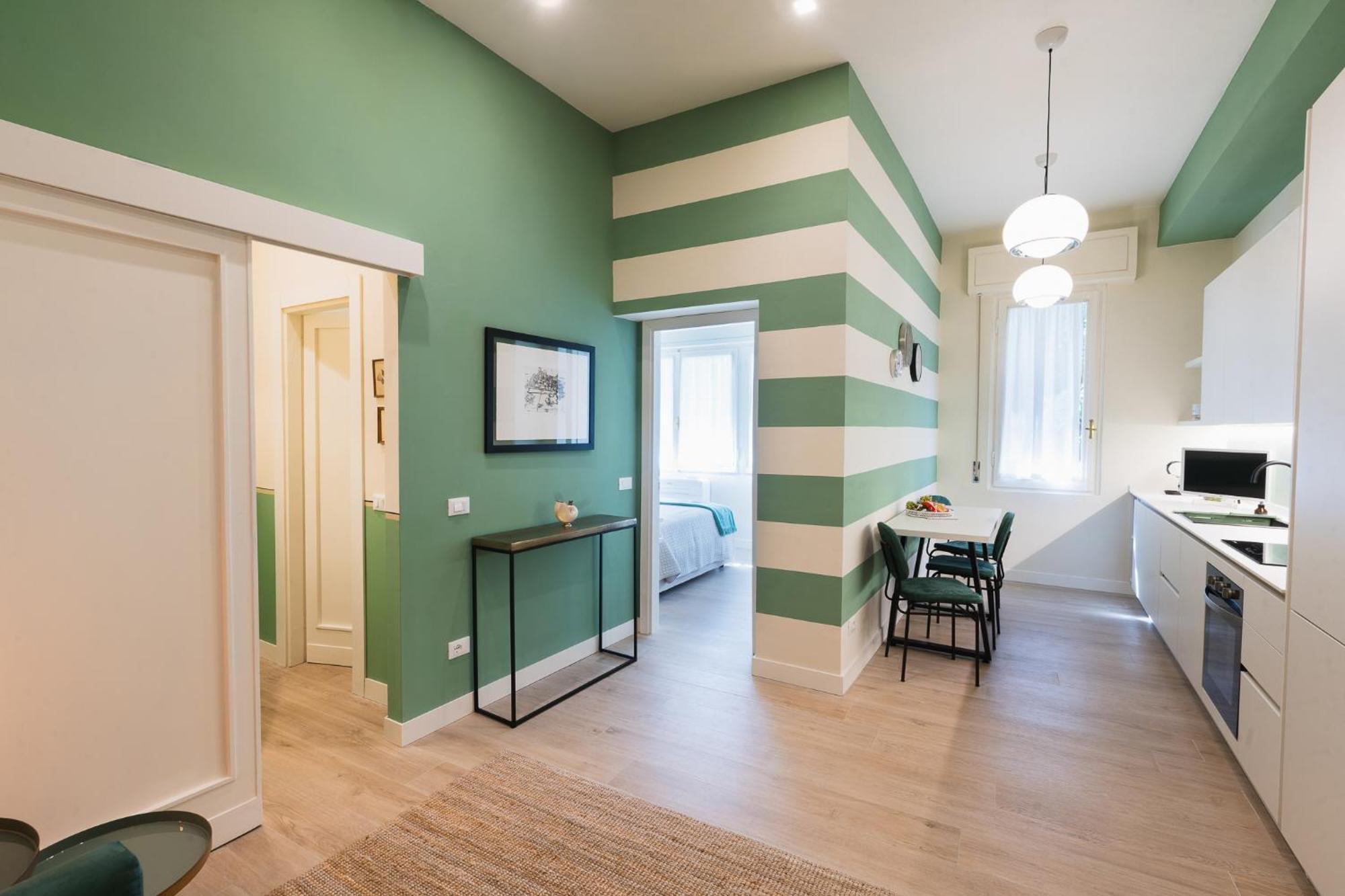 Cozy Olive Green Flat Флоренция Экстерьер фото