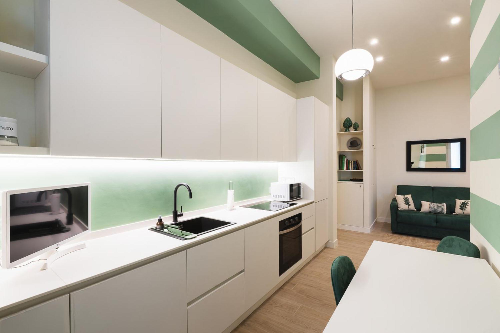 Cozy Olive Green Flat Флоренция Экстерьер фото