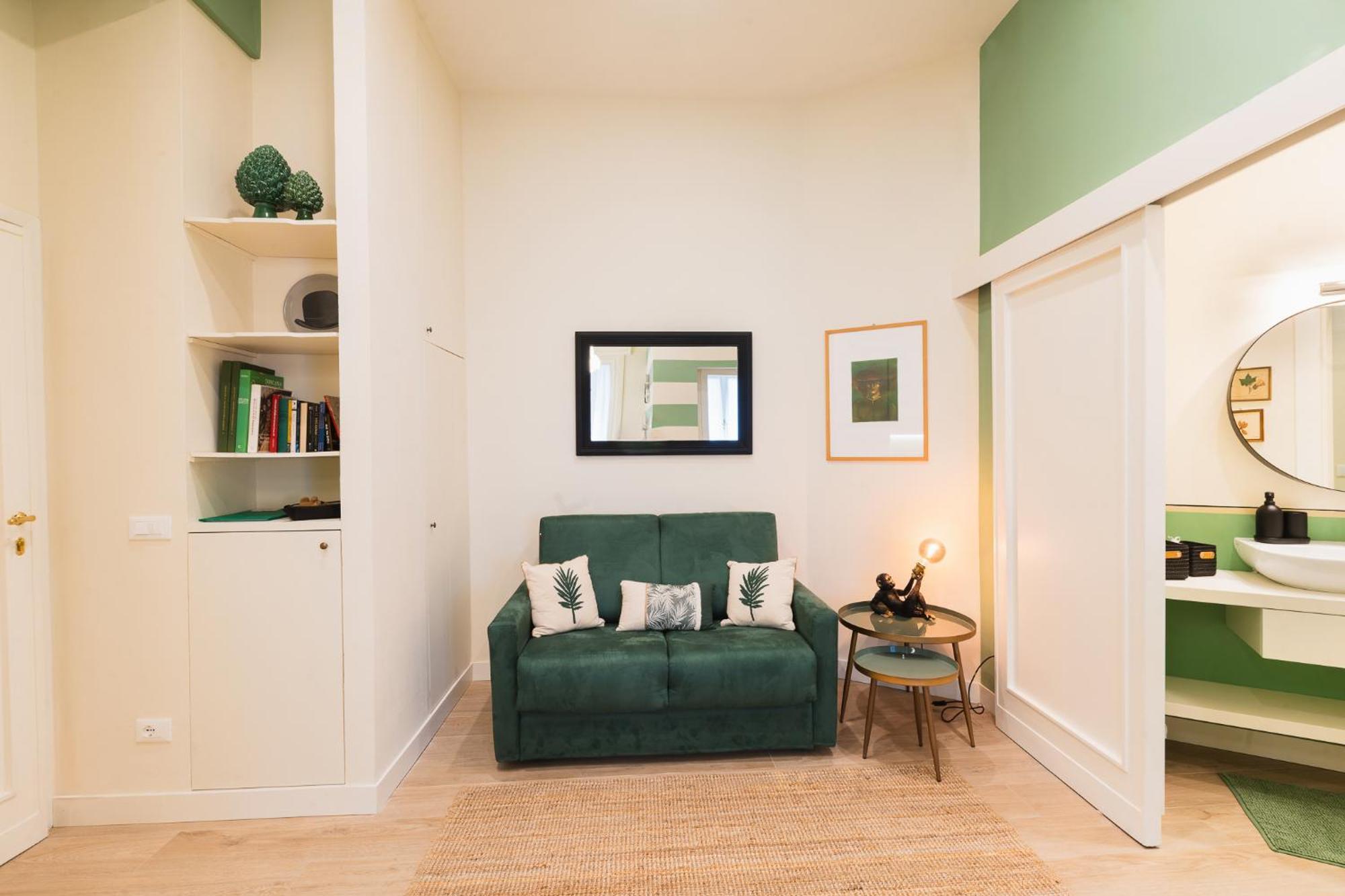 Cozy Olive Green Flat Флоренция Экстерьер фото